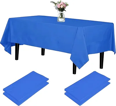Produktbild von Einwegtischdecken, 4 Stück, 137 x 274 cm, Dunkelblau