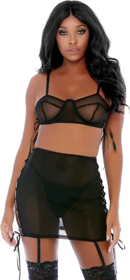 Produktbild von Put O-ring On It - Dessous-Rock-Set - S