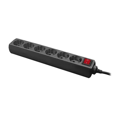 Obrázek produktu pro Logilink Steckdosenleiste 6-fach, 1,4m, m. Schalter  schwarz