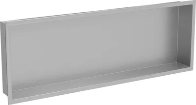 Image de Mexen X-Wall-R étagère encastrée avec rebord 90 x 30 cm, inox - 1910903010