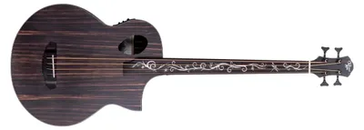 Produktbild von Michael Kelly Guitars Dragonfly 4 Port Fretless Java Ebony Viersaitiger Akustikbass