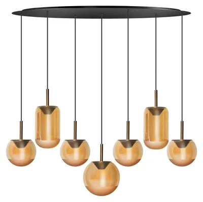 Productafbeelding van Eetkamer hanglamp Yvonne 7-lichts