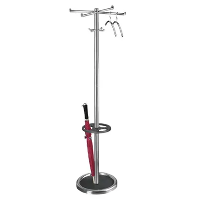 Produktbild von Kerkmann Kleiderständer Roma 30622914 silber Metall 8 Haken 50,0 x 170,0 cm, 1 St.