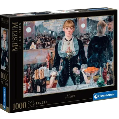 Obrázok produktu pre Museum Collection: Manet - Bar in den Folies Bergère (1000 Teile) - Clementoni 39661 - (Spielwaren / Puzzle)