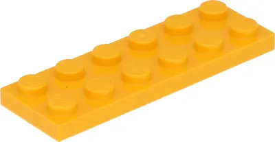 Produktbild von Lego® 2x6 Platte 3795 - 10 Stück Helles Hellorange
