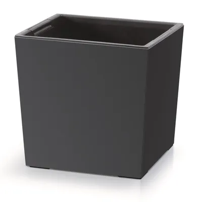 Zdjęcie produktu dla Doniczka z wkładem antracytowa URBI SQUARE LOW DURS240L-S433