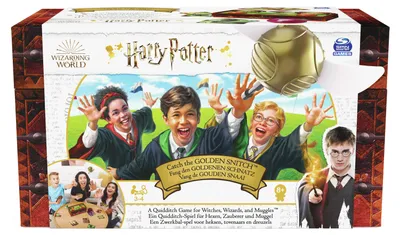 Produktbild von Games Wizarding World Harry Potter - Fang den Goldenen Schnatz - Action-Kartenspiel für 3-4 Spieler ab 8 Jahren, 8 Jahr(e), Familienspiel