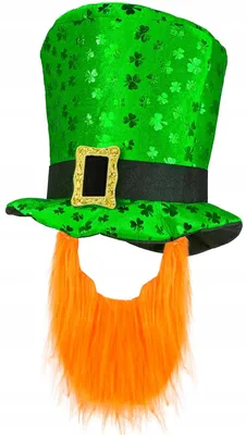 Produktbild von Hut mit Bart Kobold Irischer Leprechaun St. Patrick's Day