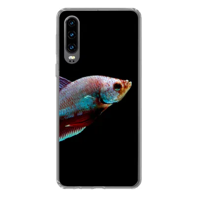 Produktbild von MuchoWow® Handyhülle Schutzhülle Hülle für Huawei P30 Fische - Tiere - Licht Silikon Softcase Handy Hülle