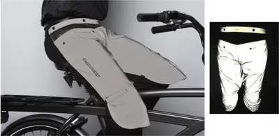 Immagine prodotto di Rainlegs 705 Rainlegs parapioggia riflettente, taglia XL, argento/riflettente