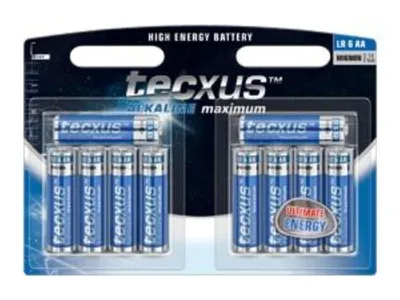 Zdjęcie produktu dla tecxus Bateria alkaliczna LR6/AaMignon 1,5 V (opakowanie blistrowe 10 szt.)