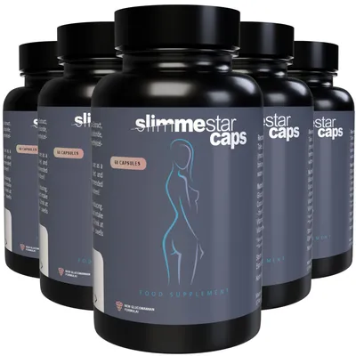 Produktbild von Slimmestar - 300 Kapseln (5x60 Kapseln), 5erPack
