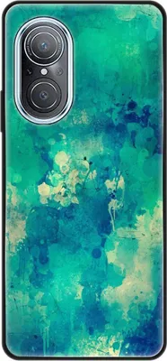Produktbild von König Design Hülle kompatibel mit Huawei nova 9 SE Kunststoff Soft Handyhülle - Handy Case Aquarell