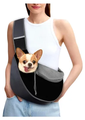 Produktbild von Hundetragetaschen, Verstellbare Tragetasche für kleine Hunde, Hunderucksack, Tragetasche für Haustiere (M)