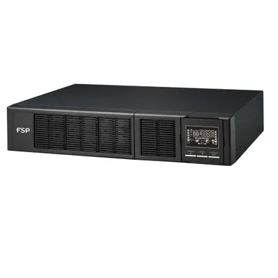 Immagine prodotto di FSP Clippers Series 3K - UPS (montabile su rack/esterno) - Corrente alternata 220/230/240 V - 3000 Watt - 3000 VA - Monofase - 9 Ah - RS-232, USB - Prese di uscita: 9 - 48,3 cm (19″)