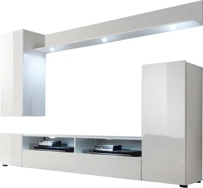 Image de Dos Étagère, blanc, blanc brillant.