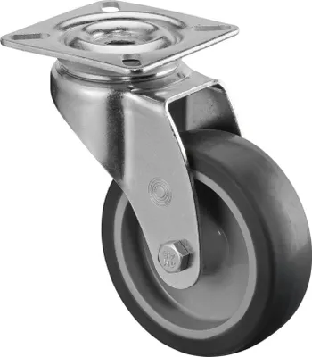 Produktbild von BS Rollen Apparaterolle A300.A80.050 Lenkrolle, Raddurchmesser 50 mm,