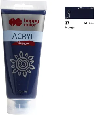 Produktbild von Happy Color Acrylfarbe Studio 200 ml Indigo
