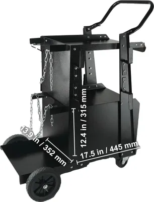 Produktbild von Schweißwagen, 2-stufiges Design, abschließbarer Schrank, WT-79