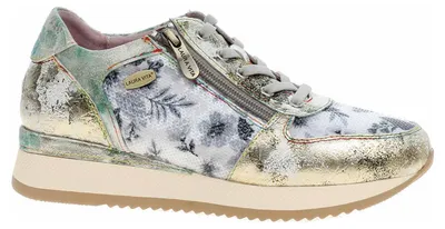 Produktbild von Laura Vita Damen Sneaker mit Pailletten und Blumenmuster Gycmo 58, Größe:37 EU, Farbe:Grau