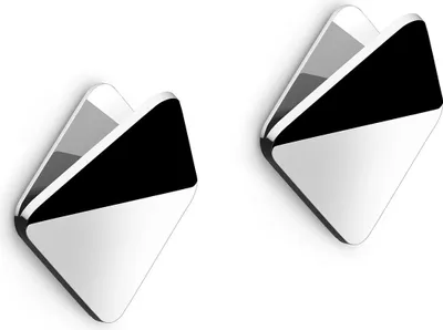 Produktbild von ZACK Olfo Handtuchhaken 2 Stück Quadratisch 5,5x2,2x5,5 cm Glänzend Edelstahl