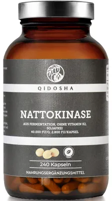 QIDOSHA Nattokinase Kapseln hochdosiert, höchste E… – Bild 1
