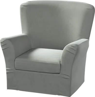 Productafbeelding van Dekoria bekleding voor fauteuil Tomelilla, grijs, vervangende bekleding voor fauteuil Tomelilla