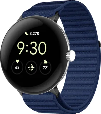 Image de Bracelet en nylon imoshion pour Google Pixel Watch / Watch 2 / Watch 3 / Watch 4 (41 mm) - Bleu foncé