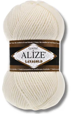 Immagine prodotto di Alize 1x 100g, filato Lanagold, tinta unita, adatto per uncinetto e maglia (62)