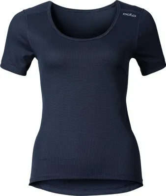 Produktbild von Odlo Cubic, T-Shirt, Erwachsener, Weiblich, Schwarz, Einfarbig, Athletisch