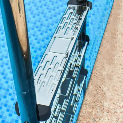 Productafbeelding van Laddertrappen Antislip - Zwembadladder - Duurzaam - Roestvrij Staal - Eenvoudige Installatie - Professionele Fabricage - Zwembadtrap