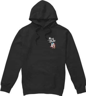 Immagine prodotto di Ren & Stimpy - Felpa con cappuccio "Warhol" da uomo TV8725 (M) (Nero)