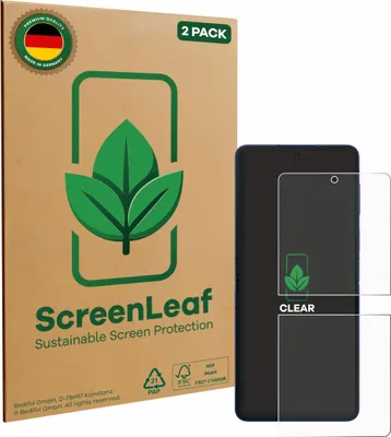 Produktbild von 2x ScreenLeaf Schutzfolie für Samsung Galaxy Z Flip 7 Displayschutz Display Schutz Folie Klar Transparent