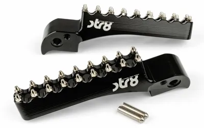 Image de Repose-pieds passager STR8 MX EVO CNC noir pour BETA RR 50