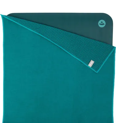 Produktbild von Yogatuch GRIP ² Yoga Towel mit Antirutschnoppen jungle green