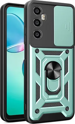 Produktbild von Hülle für Realme C65 4G Magnetische Ring Ständer Halter Dia Kameraschutz TPU Bumper Silikon Schutzhülle Grün