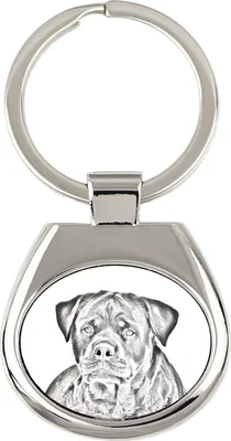 Zdjęcie produktu dla Rottweiler - brelok do kluczy z psem, breloczek z nadrukiem, personalizowana przywieszka marki Art-Dog