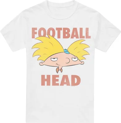 Produktbild von Hey Arnold! - "Football Head" T-Shirt für Herren TV6780 (L) (Weiß)