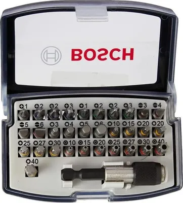 Produktbild von BOSCH PROFESSIONAL Schrauberbit Set, 32-teilig, Extra Hart, Inklusive Universalhalter mit Schnellwechsel