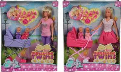 Produktbild von Simba 105738060, Mehrfarben, Weiblich, Mädchen, 3 Jahr(e), Sichtverpackung, Babytrage, Puppenkleid, Schuhe