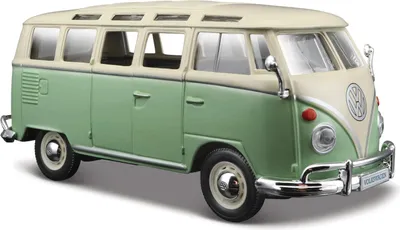 Obrázek produktu pro Maisto - Volkswagen Van ""Samba"" zeleno/krémová 1:25