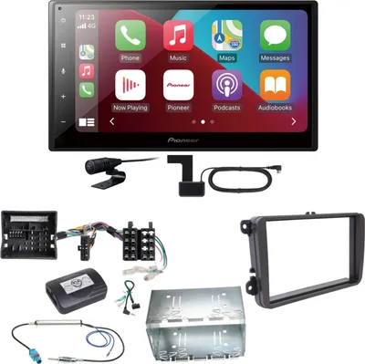 Produktbild von Pioneer SPH-DA160DAB Android Auto CarPlay Einbauset für T6 Sharan 2 Beetle