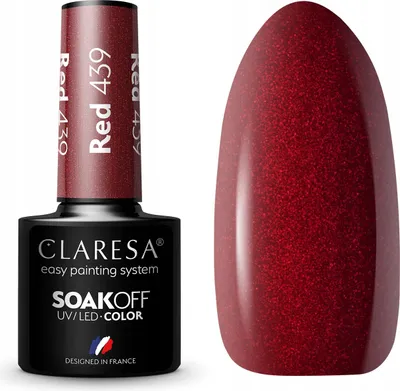 Obrázek produktu pro CLARESA Hybridní gel lak na nehty RED 439 -5g