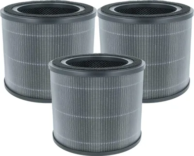 Produktbild von vhbw 3x H13 Filter kompatibel mit Grundig AirExpect, TL2713, AirExtend Luftreiniger - Ersatz-Filter mit integriertem Aktivkohle-Filter