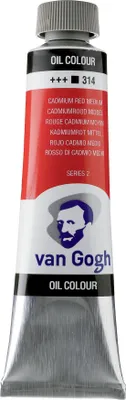 Zdjęcie produktu dla Tubka z farbą olejną Van Gogh 40 ml Medium Red Cadmium 314