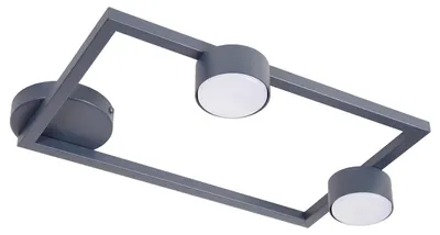 Immagine prodotto di Faretto spot FRAME color grafite 2xGX53x12W in metallo, dimensioni: 7,7x48x31 cm, IP20, Sigma Lighting