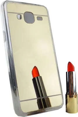 Produktbild von Samsung Galaxy J3 2016 Handy Hülle Spiegel Mirror Soft-Case Schutz-Cover Gold