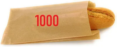 Image de Omgoods - 1000 sacs en papier kraft pour snacks - Idéaux pour les pâtisseries, les fruits et les collations