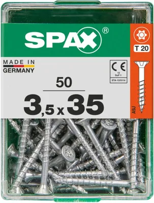 Produktbild von Spax Universalschrauben 3.5 x 35 mm TX 20 - 50 Stk.