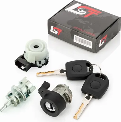 Produktbild von Zündschalter Zündschloss Schließzylinder Anlasser Set für AUDI SEAT VW
